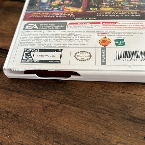 Lot of 3 Nintendo Wii Games - Tennis, Nerf and Megamind - Picture 9 of 13